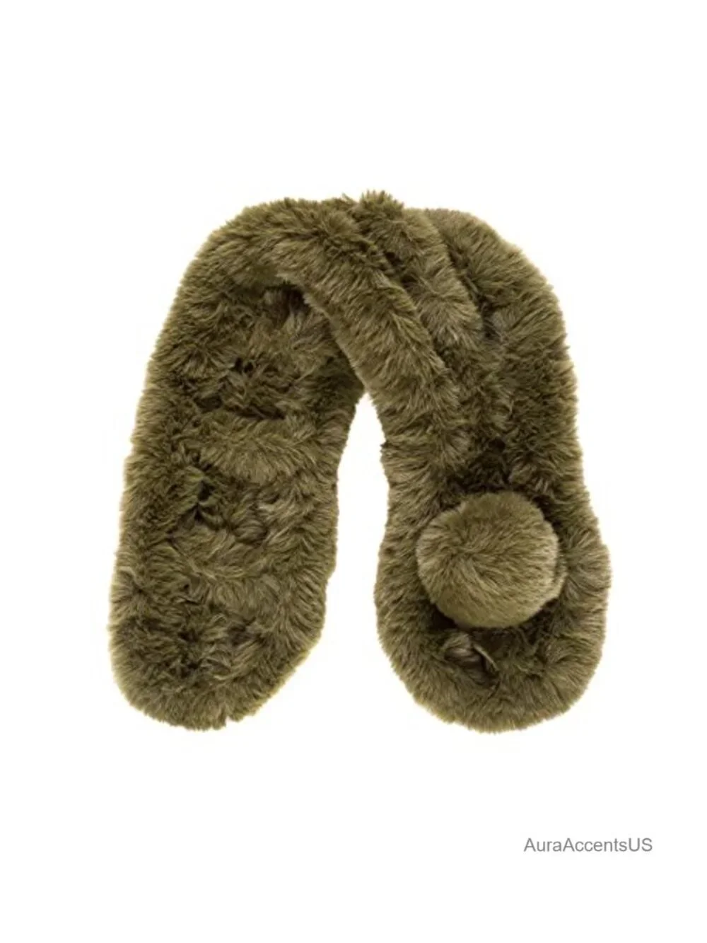 Faux Fur Scarf for Women Wraps Neck Shrug Winter Coat Accessory